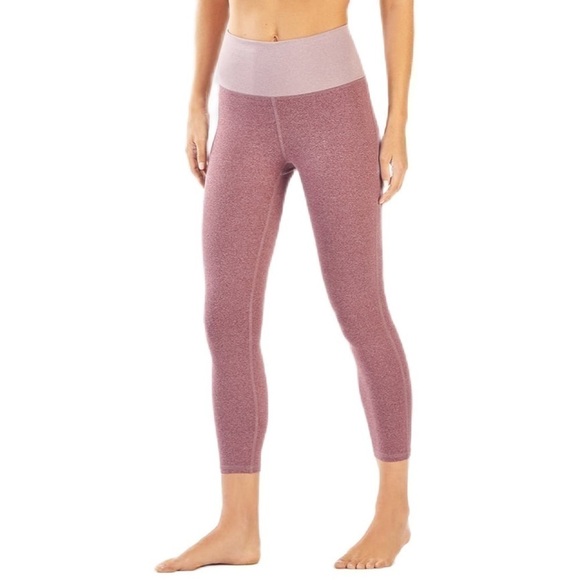Fabletics | High-Waisted Statement Heathered Capri Size Large - Picture 3 of 6